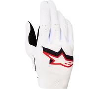 Alpinestars Supertech MX Guantes de motocross, blanco/negro/rojo, Talla 2XL