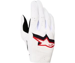 Alpinestars Supertech MX Guantes de motocross, blanco/negro/rojo, Talla 4XL