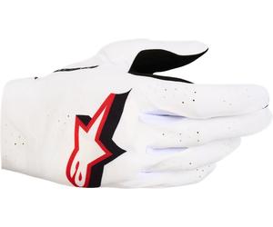 Alpinestars Supertech MX Guantes de motocross, blanco/negro/rojo, Talla S