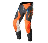 Alpinestars Supertech Pantalones de Motocross, negro-blanco-naranja, tamaño 30 para Hombres