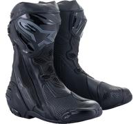 Alpinestars Supertech R Botas de motocicleta, negro-gris, tamaño 42 para Hombres