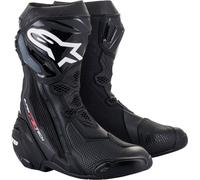 Alpinestars Supertech R Botas de motocicleta, negro, tamaño 45 para Hombres
