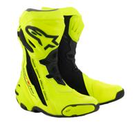 Alpinestars Supertech R Motocicleta Moto Botas Flo Amarillo Negro