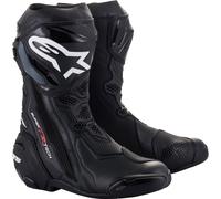 Alpinestars Supertech R Vented Botas de motocicleta, negro, Talla 45