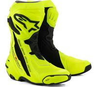 Alpinestars Supertech R Vented, botas perforadas 43 EU male Amarillo Neón/Negro