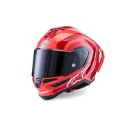 Alpinestars Supertech R10 Arius Elmetto, Nero Bianco Rosso, L (59/60)