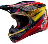 Alpinestars Supertech S-M10 Era 2024 Casco de motocross, multicolor, tamaño XL