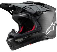 Alpinestars Supertech S-M10 Fame 2024 Casco de motocross, negro, Talla M (57/58)