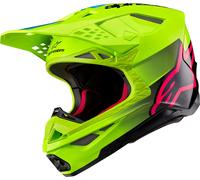 Alpinestars Supertech S-M10 Unite, casco de motocross XXL male Amarillo Neón/Negro/Fucsia