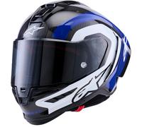 Alpinestars Supertech S-R10 Arius, casco integral L female Carbono/Blanco/Azul