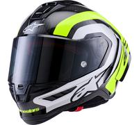 Alpinestars Supertech S-R10 Arius, casco integral XXL female Carbono/Blanco/Amarillo Neón