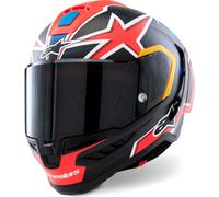 Alpinestars Supertech S-R10 Miller L.E., casco integral M male Mate Negro/Rojo/Blanco/Azul
