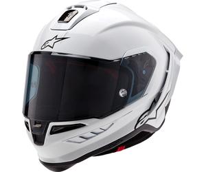 Alpinestars Supertech S-R10 Solid, casco integral XL male Blanco/Negro Mate