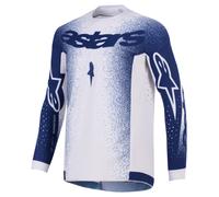 alpinestars Supertech Scenz Camiseta MX Blanco/Azul 2XL hombres