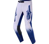 Alpinestars Supertech Scenz Pantalones de motocross, gris/azul, Talla 36