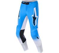 Alpinestars Supertech Scenz, pantalones textiles 40 male Azul Claro/Blanco/Negro