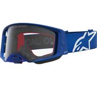 Alpinestars Supertech Vesta Gafas de motocross, azul/blanco, Talla única