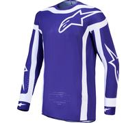 Camiseta MX Alpinestars Supertech Vesta Azul Profundo/BlancoS Azul Profundo,Blanco