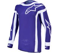 Alpinestars Supertech Vesta Maillot de motocross, azul/blanco, Talla XL