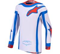 Alpinestars Supertech Vesta Maillot de motocross, morado/rojo, Talla L