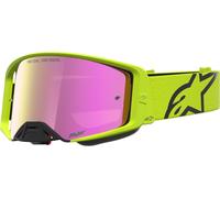 Alpinestars Supertech Vesta Mirror Gafas de motocross, Amarillo/negro neón, Talla única