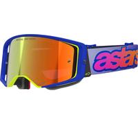 Alpinestars Supertech Vision Vista Gafas de motocross, Azul/Amarillo
