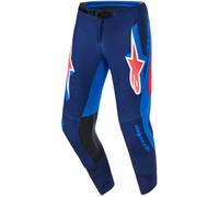 Alpinestars Supertech Vista Pantalones de motocross, azul, tamaño 32 para Hombres