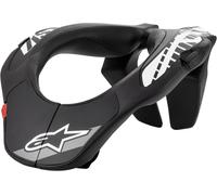 Alpinestars Support Protector de cuello juvenil, Negro/Blanco, Talla única