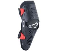 Alpinestars SX-1 Protector de rodilla juvenil, negro-rojo, tamaño L XL