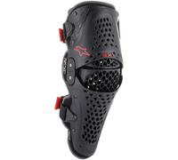 Alpinestars SX-1 V2 Protectores de rodilla, negro/rojo, Talla XXL