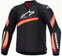 §Chaqueta de Moto Alpinestars T-GP Plus R V4 Negro-Rojo Flúor§