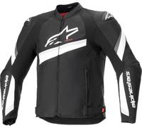 Alpinestars T-GP Plus R V4 Chaqueta textil de moto, Negro/Blanco, Talla 3XL