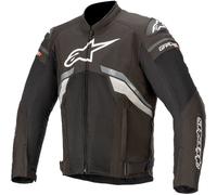 Alpinestars T-GP Plus V3 Air Chaqueta textil de motocicleta, Blanco/negro/gris, Talla S