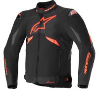 Alpinestars T-GP R V3 Drystar chaqueta textil impermeable para motocicletas, negro/rojo/blanco, Talla XL
