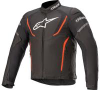 Alpinestars T-Jaws V3, chaqueta textil impermeable M male Negro/Rojo Neón