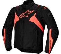 Alpinestars T-Jaws V4, chaqueta textil impermeable S male Negro/Rojo Neón