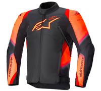 Alpinestars T-SP 1 V2 Chaqueta Impermeable Motocicleta Negro/Rojo Flo