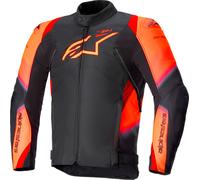 Alpinestars T-SP 1 V2, chaqueta textil impermeable 3XL male Negro/Rojo Neón