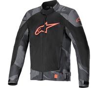Chaqueta Alpinestars T SP X Superair Gris camuflaje y rojo fluor L