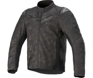 Alpinestars T-SP5 Rideknit Camo Chaqueta textil de motocicleta, negro/camuflaje, Talla S