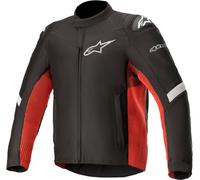 Alpinestars T-SP5 Rideknit Chaqueta textil de motocicleta, negro/rojo, Talla XXL