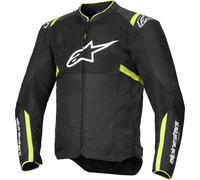 Alpinestars T-Sps Air V2 Chaqueta textil de motocicleta, negro-amarillo, tamaño S para Hombres