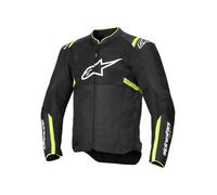 Alpinestars Chaqueta textil T-SPS Air V2 Negro y amarillo fluor XL