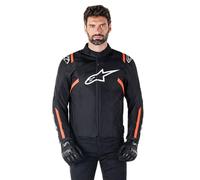 Alpinestars T-SPS V2 giacca tessile moto impermeabile, nero/rosso, L