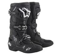 Alpinestars Tech-10 Botas de Motocross, negro, tamaño 48 para Hombres