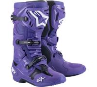 Alpinestars Tech 10 Botas de Motocross, morado, Talla 10 (44,5)