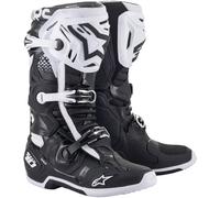 Alpinestars Tech 10 Botas de Motocross, Negro/Blanco, Talla 10 (44,5)