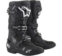 Alpinestars Tech-10 Botas de Motocross, negro, tamaño 40 41 para Hombres