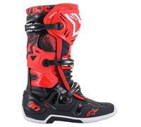 alpinestars Tech 10 Botas de motocross Rojo/Negro 12 hombres