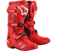 Alpinestars Tech 10 Botas de Motocross, rojo, Talla 9 (43)